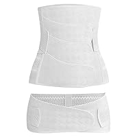 Ceinture Ventrale Post-Partum 3 en 1 Respirable Récupération Ajustable