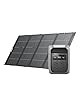 EF ECOFLOW Portable Power Station DELTA 3 Max Plus with 400W Bifacial Solar Panel, 1000W Solar Input, Expandable Capacity Up to 10kWh, 10ms UPS, Portable Power Station 2048Wh, Home Backup & RV Camping