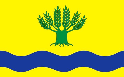Drapeau XL POL gmina Malbork en textile premium haute résistance