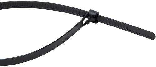 Kopp 328515037 Cable Ties 7.5 x 370 mm Nylon Polyamide 6.6 Black UV-Resistant and Weather-Resistant Pack of 50 - Image 2