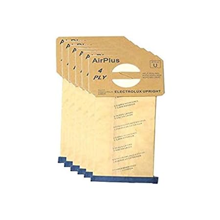 Amazon.com: 50 Bolsas para aspiradora Electrolux Vertical Estilo U : Hogar  y Cocina