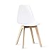 Designetsamaison Chaise scandinave Blanche - Onir