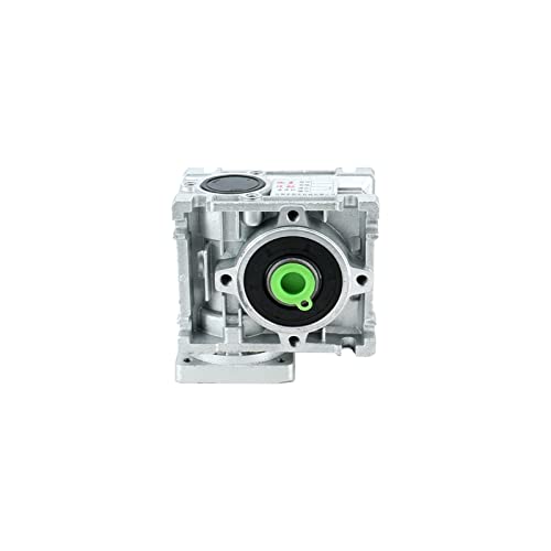 ZKLGS Stepper Motor, Ratio 10：1 Worm reducer NMRV030 for Nema23 stepping servo motor 60mm x 60mm torque 2.6-24Nm input s