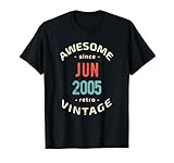 Photo Gallery awesome since june 2005 - retro - vintage 2005 birthday maglietta Photo Gallery awesome since june 2005 - retro - vintage 2005 birthday maglietta