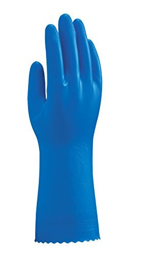 Showa Flock Handschuhe, Gefüttert, ungestützt, PVC-Handschuhe (170) Herrengröße 9 Baumarkt