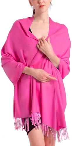 Pashmina Scarf and Shawl - Soft Women Pashminas Wrap for Wedding Evening Party dresses