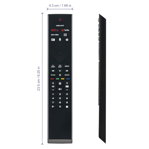 VINABTY New 398GM10BEPHY0001CR Remote Replaced for Philips TV 50PUS8897/12, PUS8818,65OLED908 - Image 3