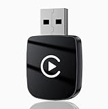 Adaptateur CarPlay sans Fil pour BMW 1 Series 2021-2025, Convertit CarPlay Filaire en Adaptateur sans Fil, Adaptateur Wireless Plug and Play,Black