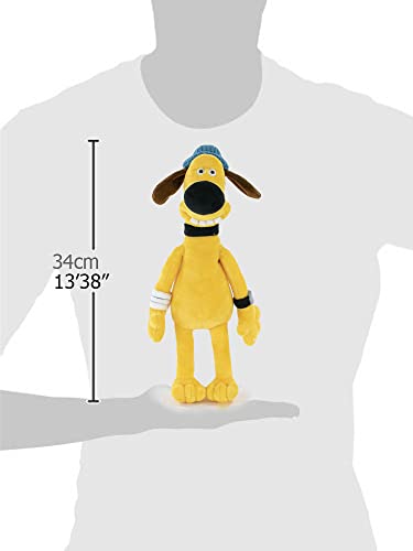 BARRADO Shaun The Sheep - Shaun das Schaf Charakter Kuscheltier - Shaun, Bitzer, Timmy - 34cm - Calidad Super Soft (Bitzer)