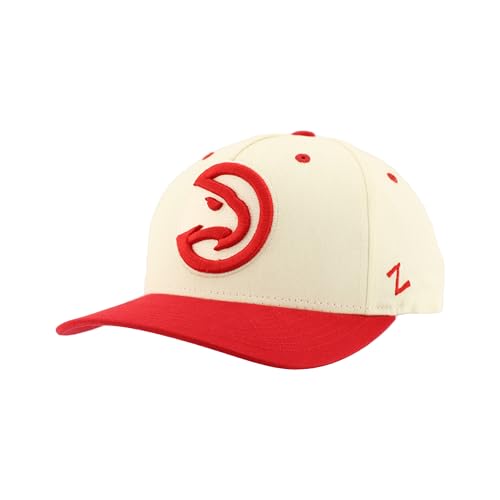 Atlanta Hawks NBA Officially Licensed Adjustable Snapback Hat Marquee Ivory