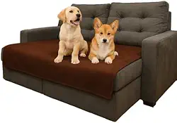 Protetor De Sofá Para Cães E Gatos. Contra Pelos E Líquidos 1,35 x 1,35 (Marrom)