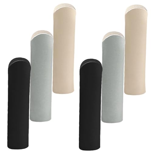 HAPINARY 6 Pack Finger Covers Open Fingers for Friction Protection Cuttable for Custom Comfortable for Day Use