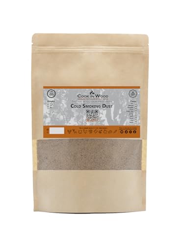 Cook In Wood Serrín de Madera para ahumar de barrica de Roble (Dust) 450Gr - Madera Premium de Grado competición para Barbacoa y ahumadores (Sherry Wine)
