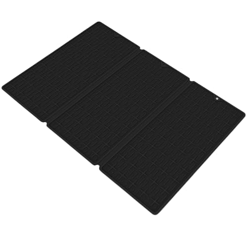 Esterilla de secado de platos de silicona y base plegable grande 7