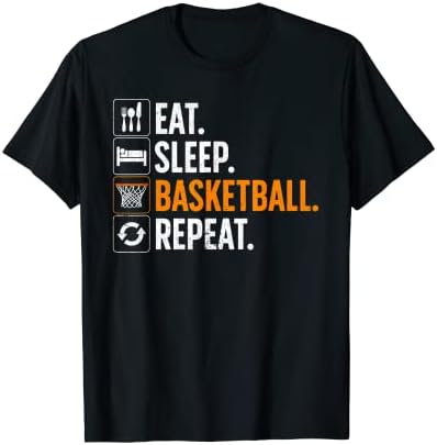 Funny Basketball For Men Women Team Sport Basketball Player T-Shirt