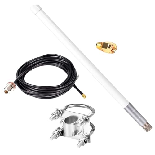 Antena Helior para exteriores Meshtastic en tejados con cable de baja pérdida 2