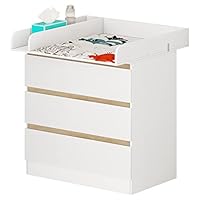 WOLTU Wooden Rocking Horse for Toddlers, Baby Furniture Made of Chipboard and Medium Density Fibreboard, White