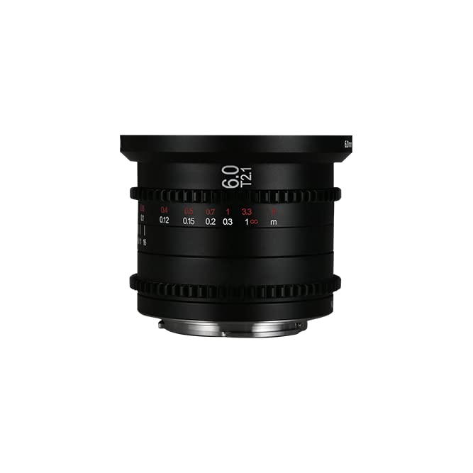 Venus Laowa T2.1 Zero-D MFT Cine 6mm Ultra Wide Angle Lens without