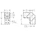 Hoffman A722436FSDA Steel One Door, Dual Access Free, Standing Enclosure, 72.06" x 24.06" x 36.06"