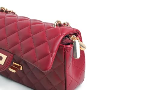 Image of FEVERSOLE Crossbody Bag Vegan Leather Women Retro Small Saddle Satchel Shoulder Bag Tote With Long Adjustable Strap