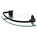 Estante esquinero de cristal templado con barra de aluminio negro estante baño para un estilo moderno B5019