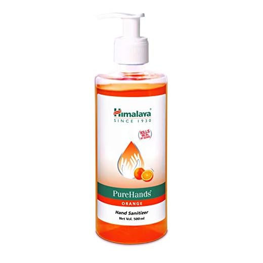 Himalaya Pure Hands | Hand Sanitizer - 500 ml (Orange)