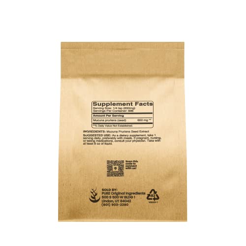 Pure Original Ingredients Mucuna Pruiens (1Lb) Pure And Natural, Non-Gmo, Gluten-Free #TOP1