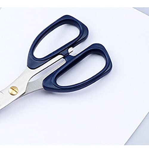Büroschere, Bastelschere, handgefertigte Schere, geeignet für Büro und zum Schneiden von Papier von Hand usw., mit schwarzer, rutschfester