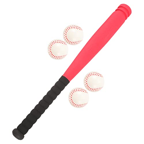 YARNOW 1 Juego De Traje De Béisbol Bates De Plástico para Niños Bates De Béisbol De Espuma Bate De Béisbol Y para Niños Pequeños Juguete De Bate De Béisbol Suave para Niños