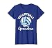Volleyball Grandma Funny Splash Volleyball Grandma T-Shirt, Women, Royal Blue, X-Large