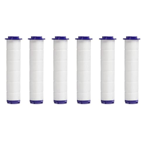 Image of Mila PP Cotton Filters for Bathroom Hand Showers & Faucets | Pack of 6 | Effective Water Purification | Skin & Hair Friendly | Easy Replacement & Installation | White