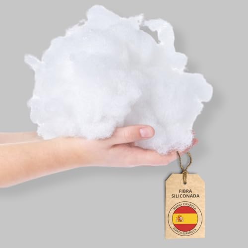 HOME DESIGN & CONFORT® Relleno de Microfibra 100% Poliéster | Relleno para Cojines de Almohada, Peluches, Manualidades, Sofás, etc.. (6, Kilogramos)