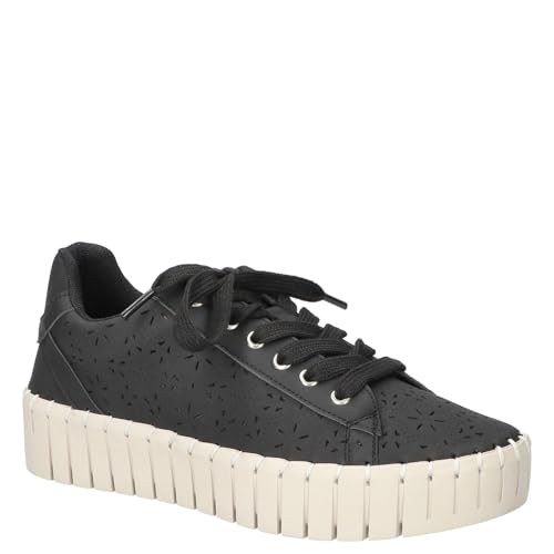 Easy Street Tênis feminino Retta, Preto, 6.5 Wide