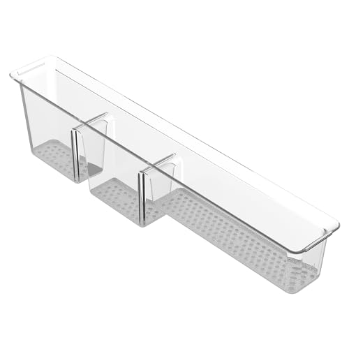 Moen 215818 Luxe Chef Workstation System Accessory, Kitchen Drawer Organizer, Workstation System Acrylic Utensil Bin, Clear