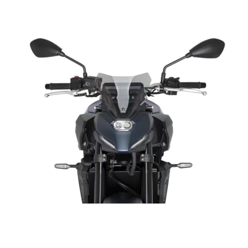 Déflecteur de vent pour MT-07 2025-2026 pare-brise PC fumé