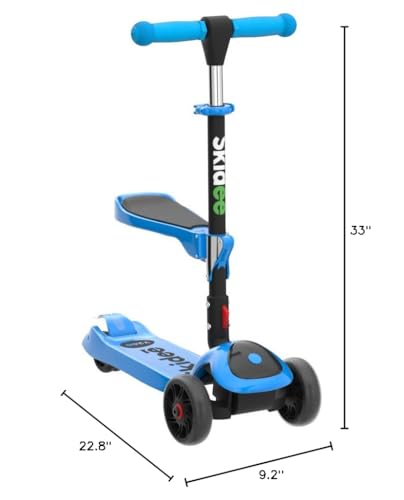 SKIDEE 3-Wheel Kick Scooter