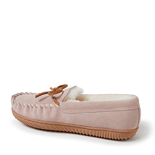 Fireside by Dearfoams Women's Alice Springs Shearling Indoor/Outdoor Moccasin Slipper4