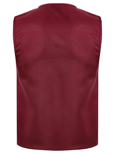 Kids Unisex Zipper Volunteer Waistcoat Girls Boys Supermarke Uniform Vest Tank Top Workwear2