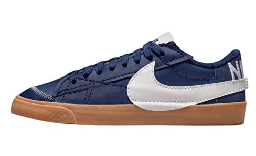 Nike Men's Blazer Low '77 Jumbo WNTR Midnight Navy/Sail (DR9865 400) - 10