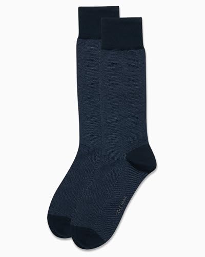 Cole Haan Mens Dress Socks - 2 Pack Lightweight Stretch Soft Cotton Work Socks for Men for Casual Business & Formal attire2
