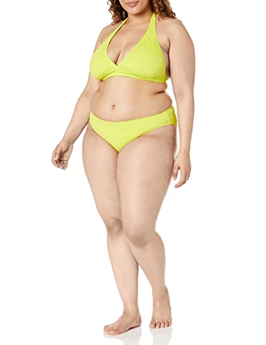 Amazon Essentials Women's Classic Bikini Swimsuit Bottom, Lime Green, Medium #TOP6