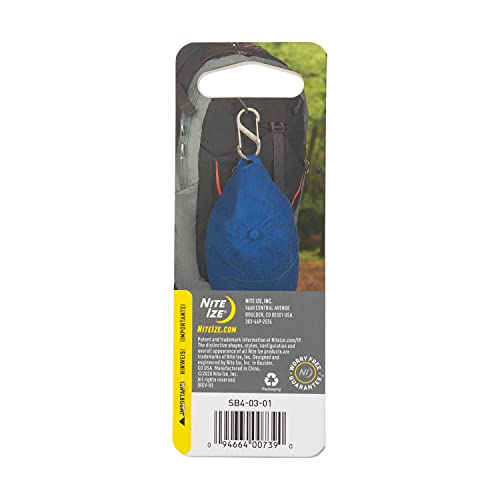 Nite Ize SB4-03-01 Size-4 S-Biner Dual Carabiner, Stainless-Steel, Black