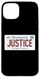 Justice Massachusetts Kennzeichen Sozialrecht Schule Anwalt Hülle für iPhone 15 Plus
