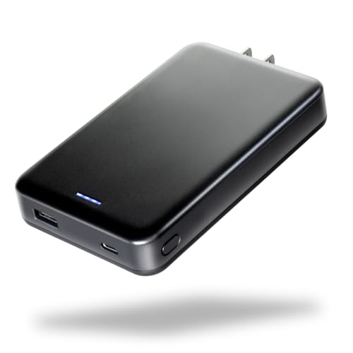 モバイルバッテリー 5000mAh コンセント一体型 USB-Cポート搭載 IETAC50-MC
