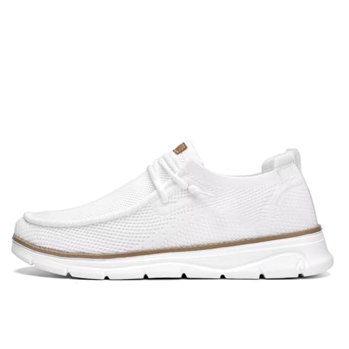 Mens Slip-on Loafers Comfortable Boat Shoes Casual Walking Sneakers Mesh Business Oxfords Work Lightweight Soft Sole2