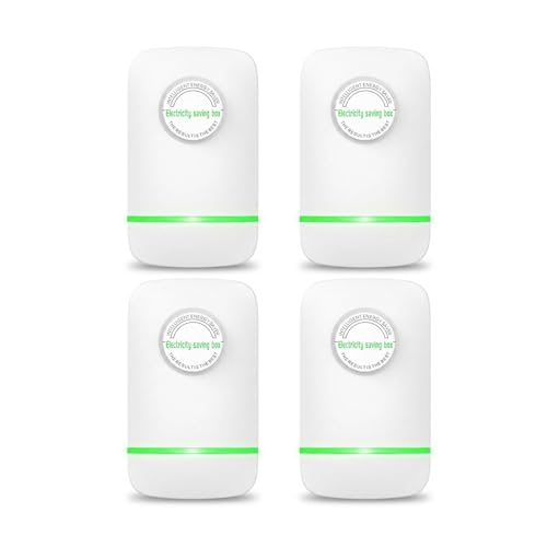 Electricity Saving Box 2027 Upgrade Power Factor Saver Energy Saving Device Reduce Electric Bill with Voltage Optimization & Surge Protection 90V-250V 28KW Plug and Play for Home Office (1)