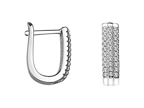 Preisvergleich Produktbild SOFIA MILANI Damen Ohrringe Klappcreolen Creole Silber 20287