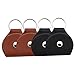 ERINGOGO 4pcs guitar pick bag portable plectrum storage guitar plectrum protector bags guitar accessories gifts for musicians guitar plectrum bags tuning clip leather electric guitar