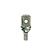 Panduit D18-250MB-C Male Disconnect, Non-Insulated, Butted Seam, 22 - 18 AWG Wire Range, 0.250 x 0.032" Tab Size, 0.69" Length (Pack of 100)