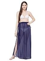 SOURBH Women's Stylish Beachwear Swimsuit Coverup Skirt Wrap Sarong Dress (SKT558, Navy Blue, OneSize)
